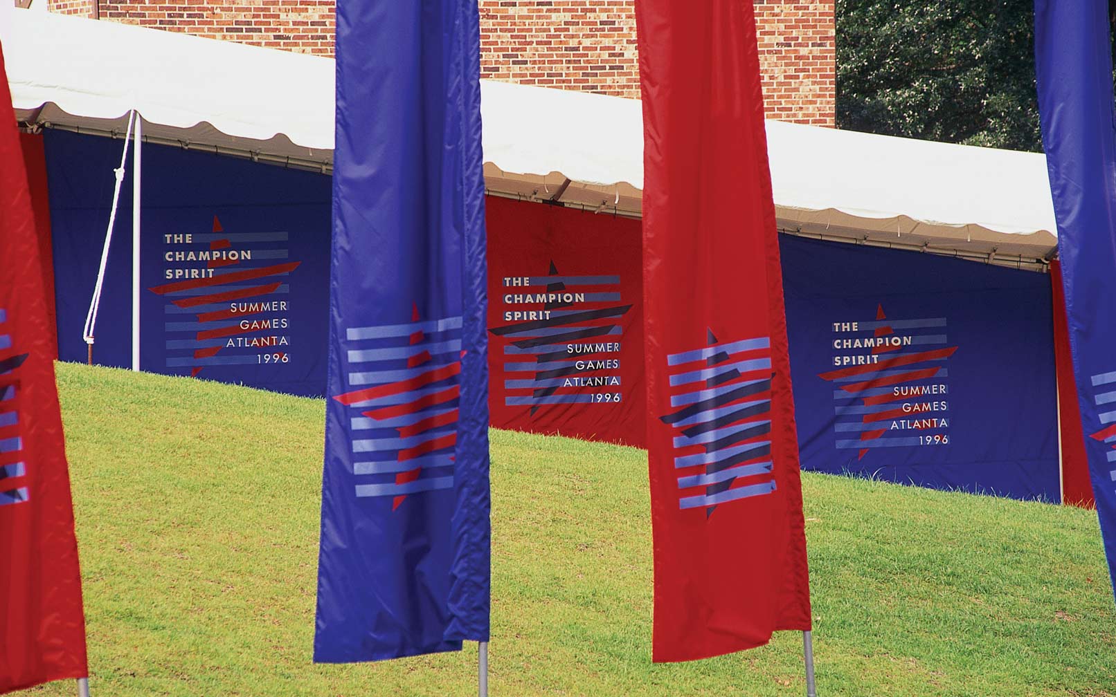 champion-spirit-of-summer-games-atlanta_banners.jpg Art Direction by: Bart Crosby, Crosby Associates